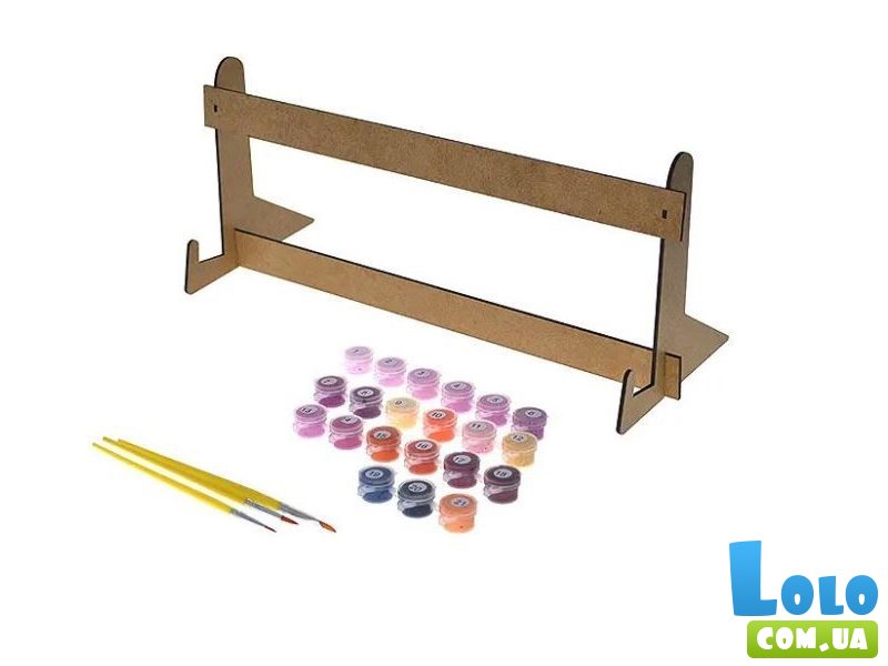 Картина по номерам Ёжик, Qbee (25х25 см)