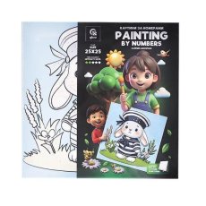 Картина по номерам Зайка-морячок, Qbee (25х25 см)