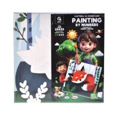 Картина по номерам Сладкий сон, Qbee (25х25 см)