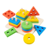 Деревянная логическая доска-сортер Геометрические фигуры
