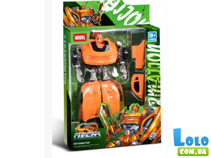Робот-трансформер Mecha Transmutes (оранжевый)