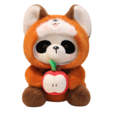 Мягкая игрушка Панда с яблоком, 34 см