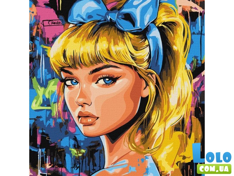 Картина по номерам Современная Золушка, Идейка (40х40 см)