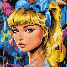 Картина по номерам Современная Золушка, Идейка (40х40 см)