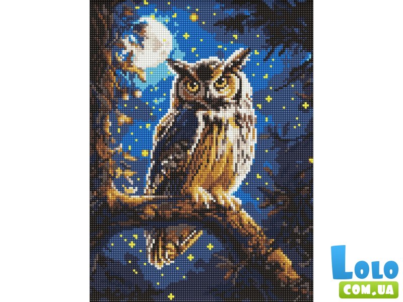 Алмазная мозаика Тропический водопад, Идейка (30х40 см)