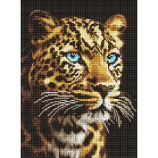 Алмазная мозаика Взгляд ягуара, (30х40 см)