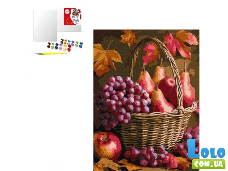 Картина по номерам Осенние фрукты, Идейка (30х40 см)