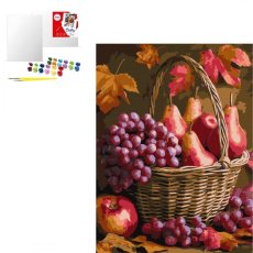 Картина по номерам Осенние фрукты, Идейка (30х40 см)