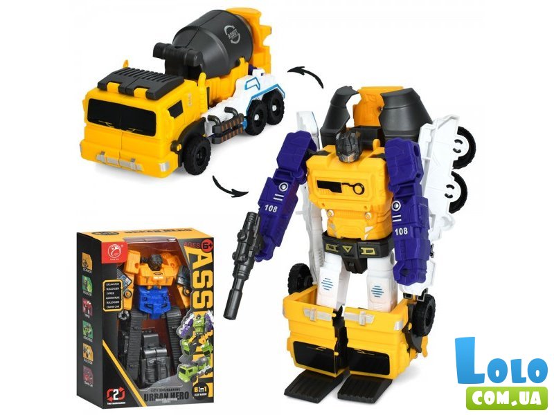 Трансформер Робот-бетономешалка (в ассортименте)