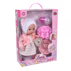 Пупс функциональный с аксессуарами Luna Baby