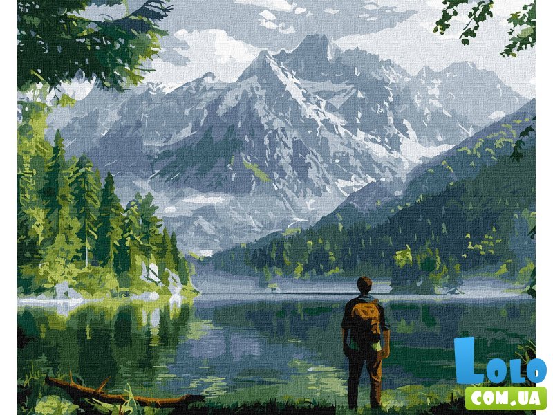 Картина по номерам Горный пейзаж, Идейка (40х50 см)