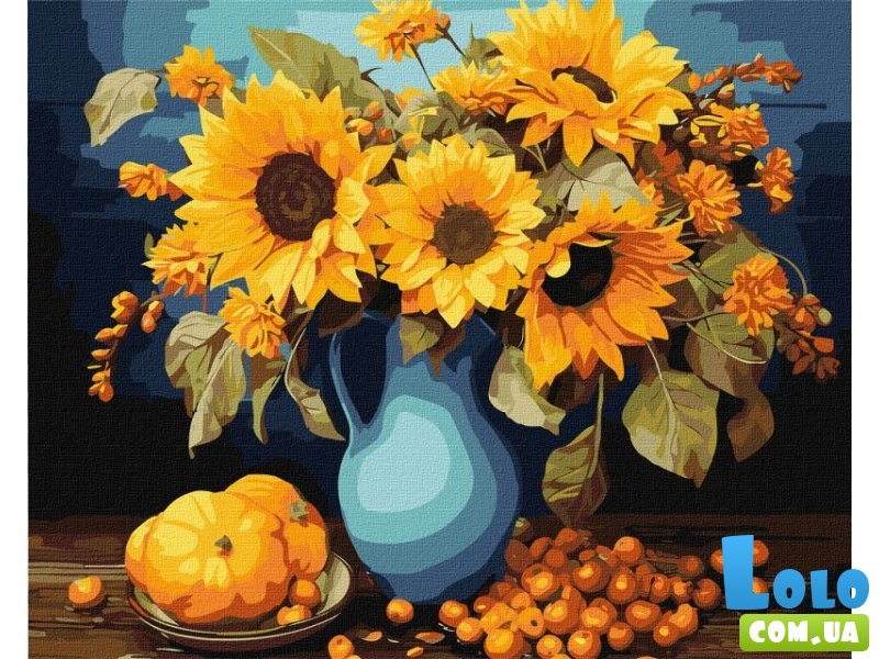 Картина по номерам Подсолнечная гармония, Идейка (40х50 см)