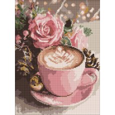 Алмазная мозаика Новогоднее капучино, Идейка (30х40 см)