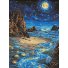 Алмазная мозаика Сияющий берег, Идейка (30х40 см)