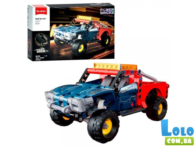 Конструктор Машина, Sluban (M38-B1341), 223 дет.