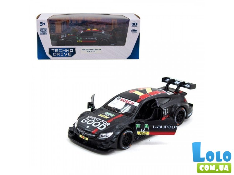 Машина металлическая Mercedes-AMG C63 DTM, TechnoDrive
