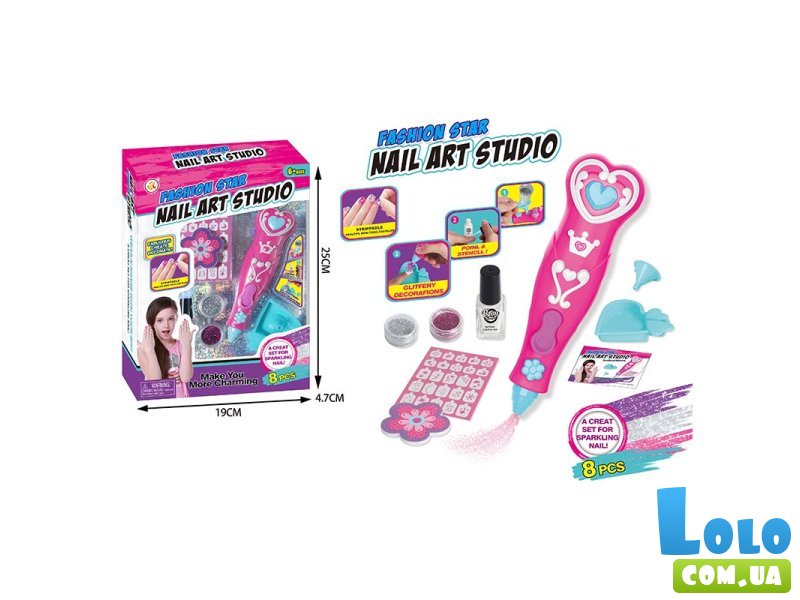 Маникюрный набор со стикерами для тату