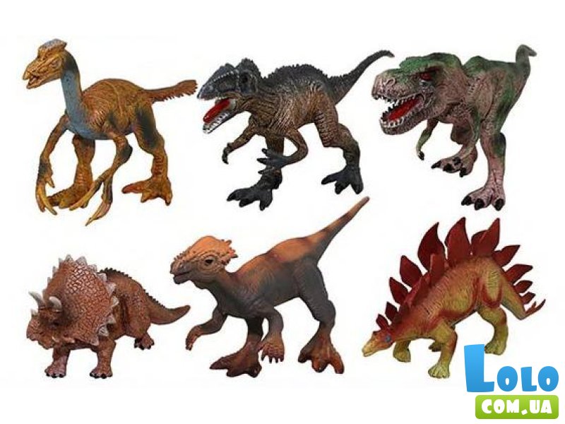 Набор фигурок Динозавры, 6 шт.