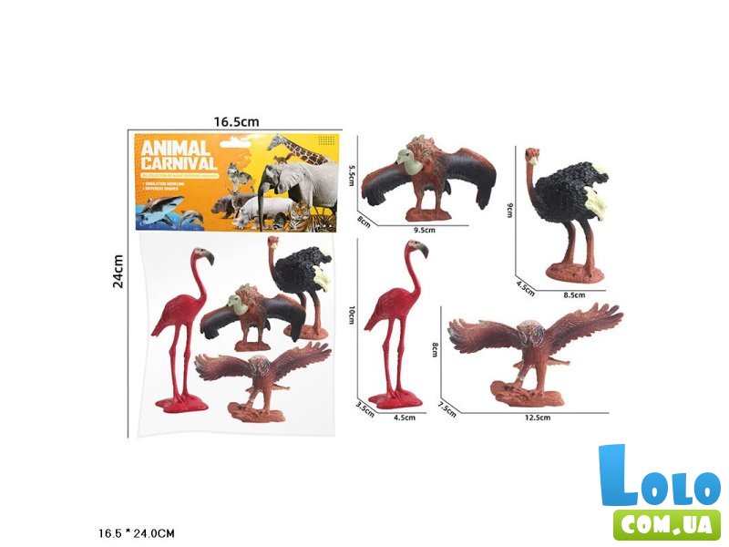 Набор фигурок птицы