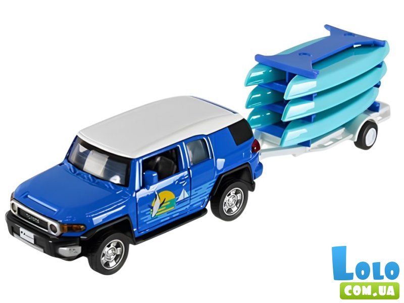 Машина Toyota FJ с прицепом, Автопром