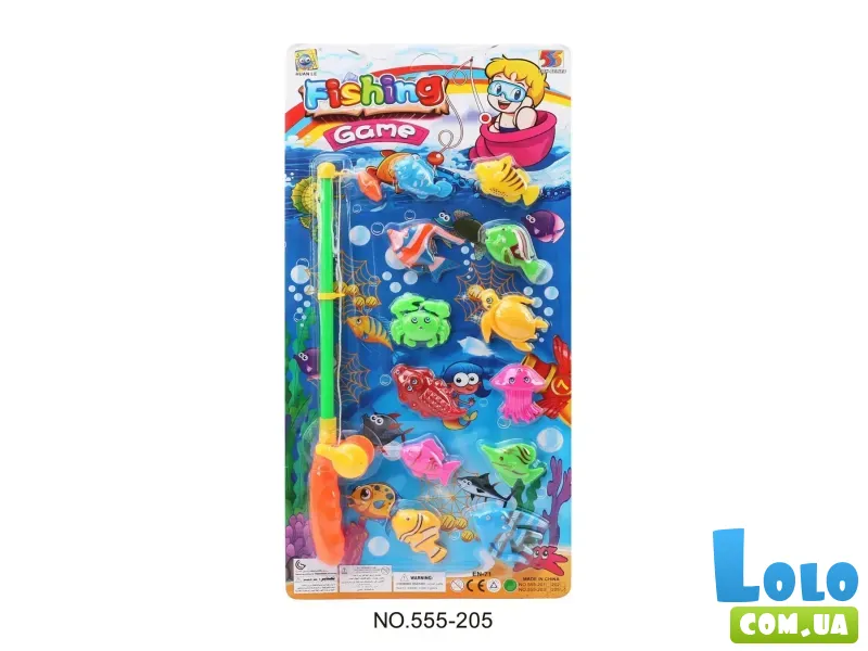 Игровой набор рыбалка магнитная (12 эл.)