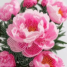 Алмазная мозаика Свежесть розы, Strateg (18х18 см)