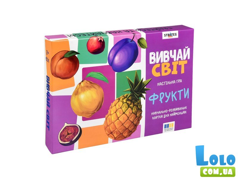 Настольная игра Изучай мир. Фрукты, Strateg (укр.)