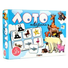 Настольная игра Лото Животные, Strateg