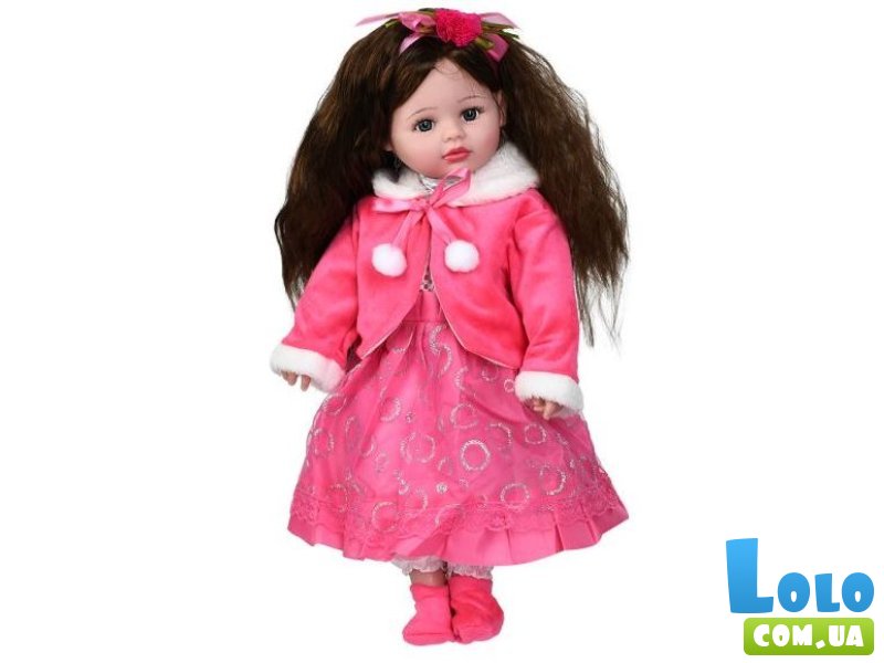 Кукла мягконабивная музыкальная Маленькая Барышня (в ассортименте)