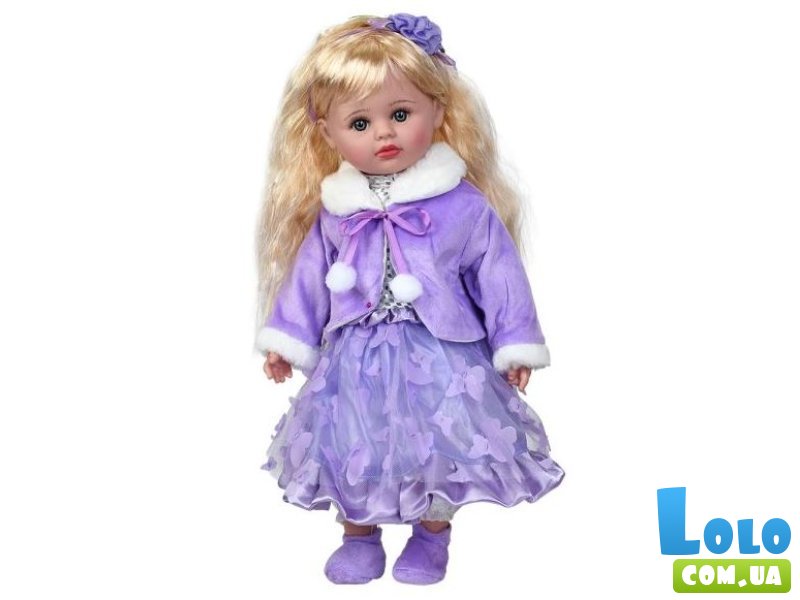 Кукла мягконабивная музыкальная Маленькая Барышня (в ассортименте)