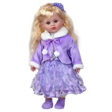 Кукла мягконабивная музыкальная Маленькая Барышня (в ассортименте)