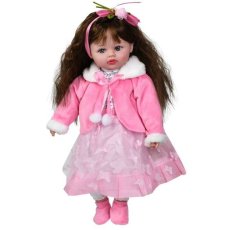 Кукла мягконабивная музыкальная Маленькая Барышня (в ассортименте)