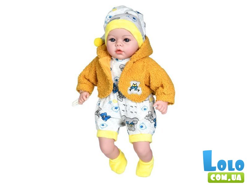 Пупс мягконабивной музыкальный, Limo Toy (в ассортименте)