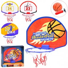 Баскетбольное кольцо с мячом и насосом (в ассортименте)