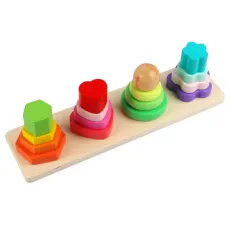 Деревянная логическая доска Геометрические фигуры