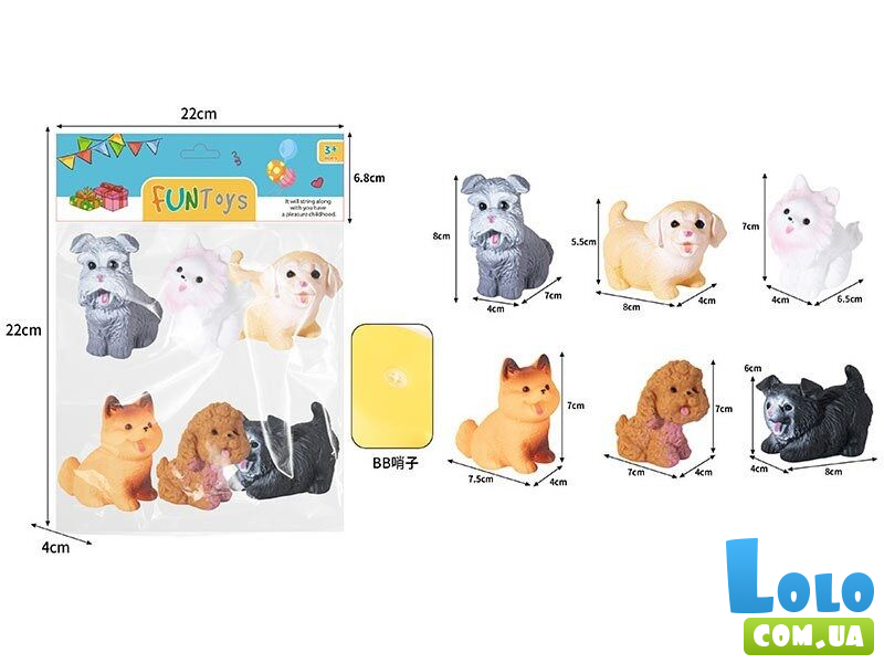 Набор пищалок Животные