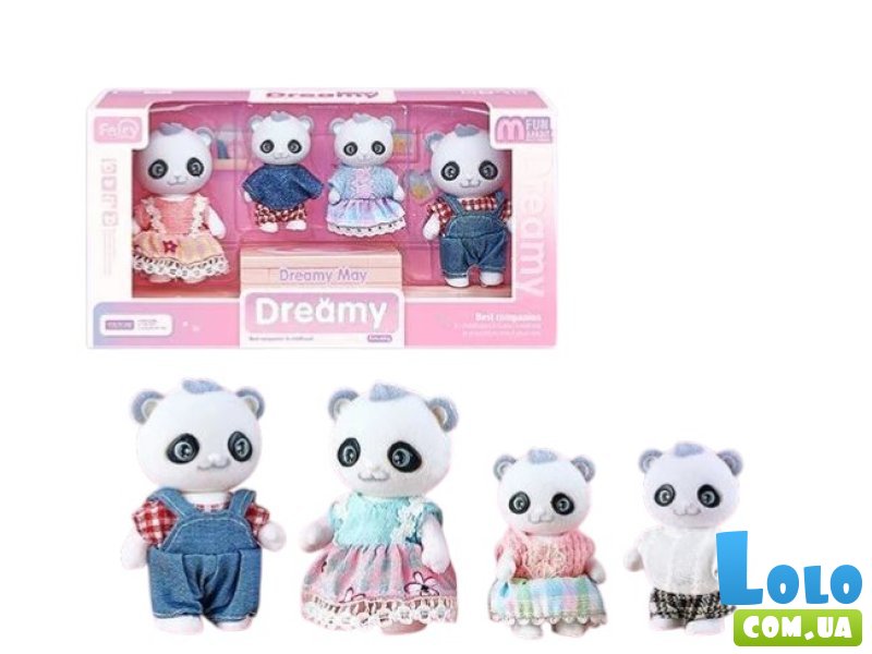 Набор флоксовых фигурок Панда