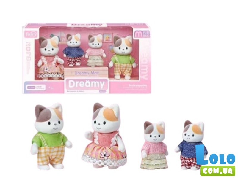 Набор флоксовых фигурок Котики