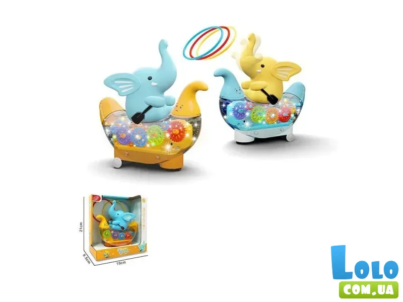 Музыкальная игрушка Слоник (в ассортименте)