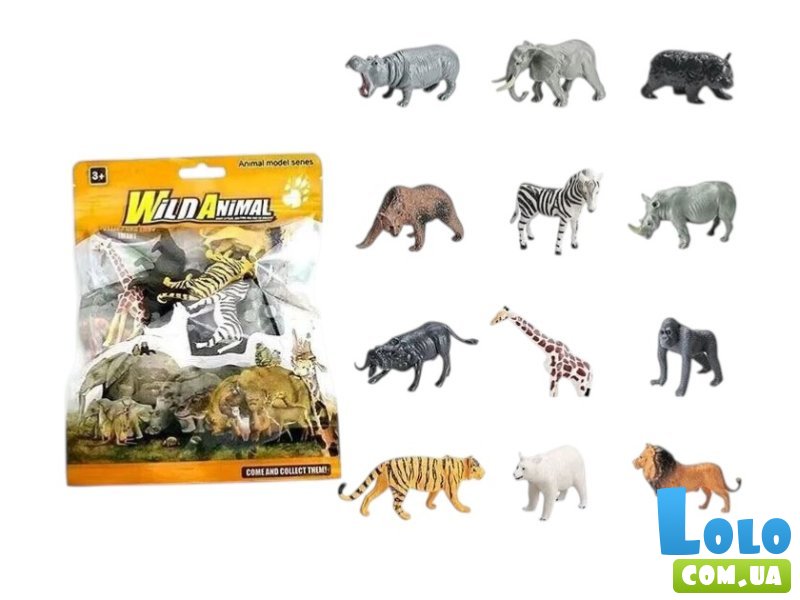 Набор фигурок Дикие животные