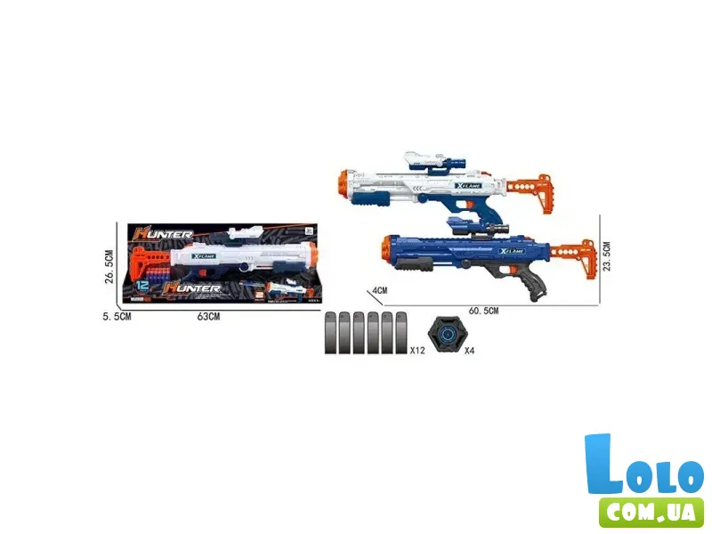 Автомат с пулями и мишенями (в ассортименте)