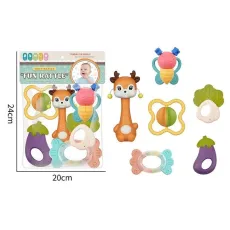 Набор погремушек с прорезывателем