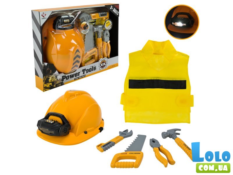 Детский костюм строителя с инструментами
