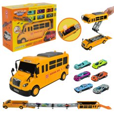 Автобус-трек с машинами