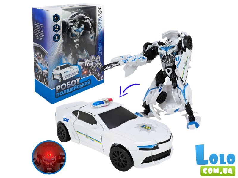 Трансформер Робот-полицейская машина