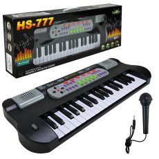 Детский синтезатор с микрофоном