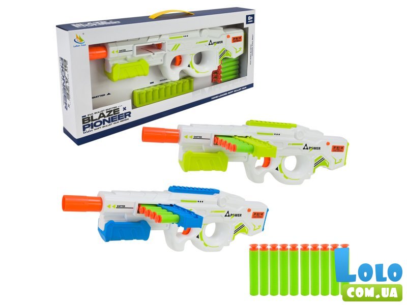 Бластер с мягкими патронами (в ассортименте)