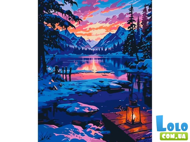 Картина по номерам Зимний пейзаж, ArtCraft, 40х50 см