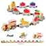 Поезд магнитный Фрукты