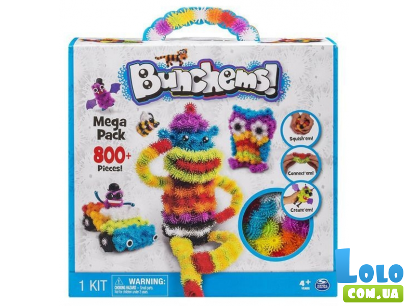 Конструктор-липучка (2074), 800 дет.